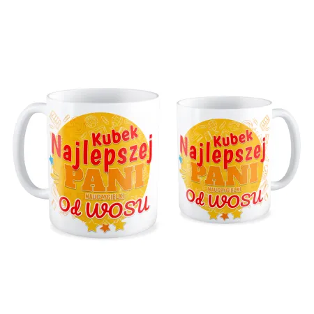 Kubek na DZIEŃ NAUCZYCIELA Najlepsza Pani od WOSu